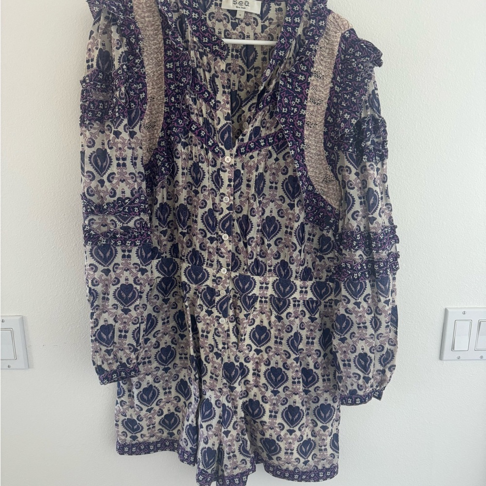 SEA NY Brigette Romper Jumpsuit